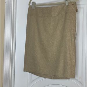NWT Ralph Lauren Casablanca Skirt in Tan/Gold